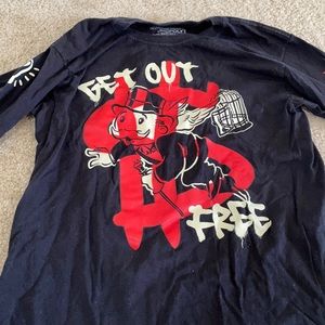 “Get our free card” shirt from fashion nova